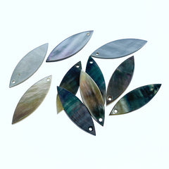 Marquise Beads Black Mother Of Pearl BM-0027