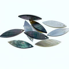 Marquise Beads Black Mother Of Pearl BM-0027