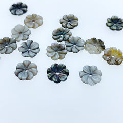 Daisy Flower Beads Mother Of Pearl Charms 10mm BM-0119