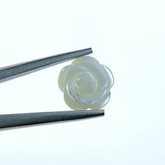 Buy Mother of Pearl Rose Flower Beads at Beadsy.com