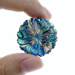 Abalone Daisy Flower Beads AB-0002