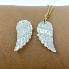 Angel Wings White Mother Of Pearl WM-0032