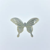 Butterfly Beads White Mother Of Pearl Hand Carved Pendants WM-0027