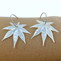 Cannabis Hemp Beads White Mother Of Pearl WM-0175