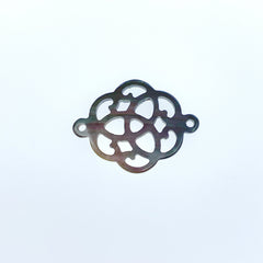 Celtic Knot Beads Black Mother of Pearl BM-0004