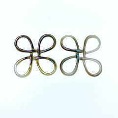 Chinese Knot Connector Beads Black Mother of Pearl BM-0043