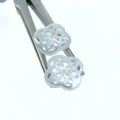Clover Charm Beads Mother of Pearl WM-0155