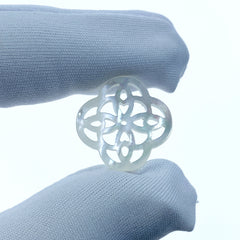 Clover Charm Beads Mother of Pearl WM-0155