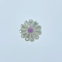 Daisy Flower Mother Of Pearl Beads WM-0103