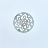 Filigree Beads White Mother Of Pearl WM-0145