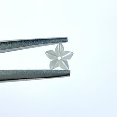 Flower Beads White Mother Of Pearl WM-0199