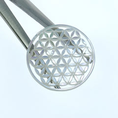 Flower Of Life Beads White Mother Of Pearl WM-0070
