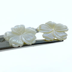 Hawaiian Flower Beads Mother Of Pearl WM-0138