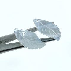 Leaf Beads White Mother Of Pearl Pendants WM-0220