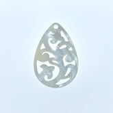 Leaf Beads White Mother of Pearl WM-0067