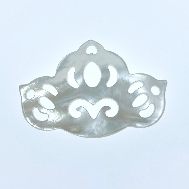 Lotus Leaf Beads Mother of Pearl WM-0088