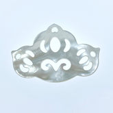 Lotus Leaf Beads Mother of Pearl WM-0088