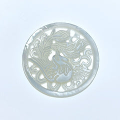 Phoenix Bird Beads White Mother Of Pearl WM-0080
