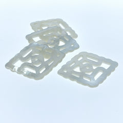 Rhombus Filigree Beads Mother Of Pearl WM-0011