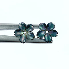 Sakura Flower Black Mother Of Pearl BM-0062