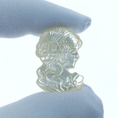 Victorian Cabochon Mother of Pearl