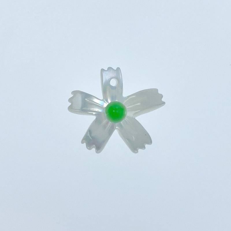 Buy Flower Beads White Mother Of Pearl WM-0185 BestBeadSupply.com