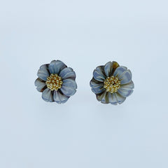 Daisy Flower Beads Mother Of Pearl Charms 10mm BM-0119