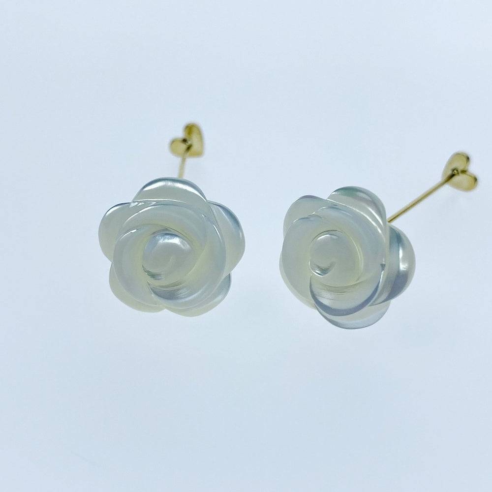 Buy Mother of Pearl Rose Flower Beads at Beadsy.com