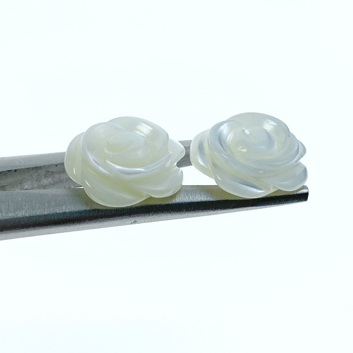 Buy Mother of Pearl Rose Flower Beads at Beadsy.com