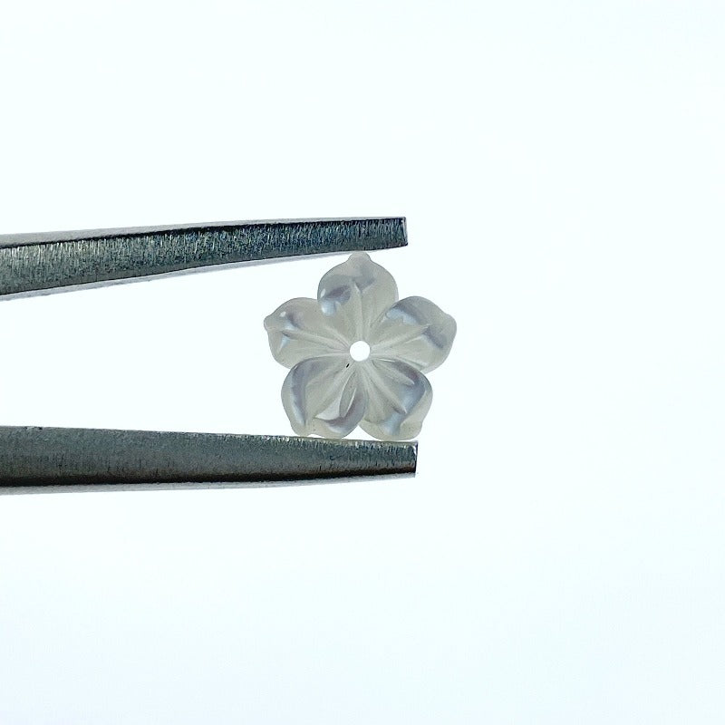 Buy Bauhinia Flower Beads White Mother Of Pearl NaturalPearlStore.com
