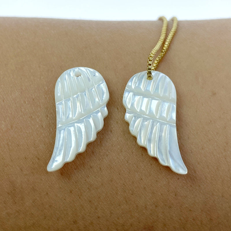 Angel Wings White Mother Of Pearl WM-0032