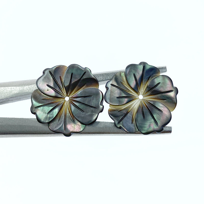 Bauhinia Flower Beads Mother Of Pearl BM-0076