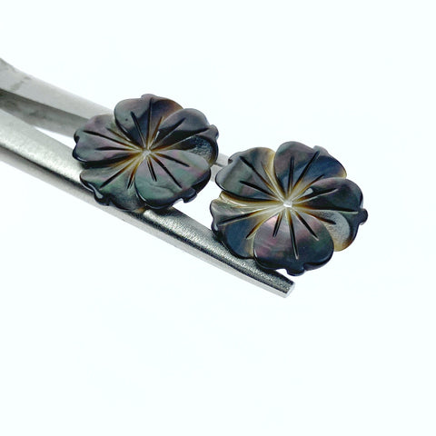 Bauhinia Flower Beads Mother Of Pearl BM-0076