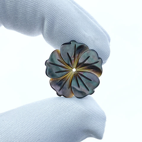 Bauhinia Flower Beads Mother Of Pearl BM-0076