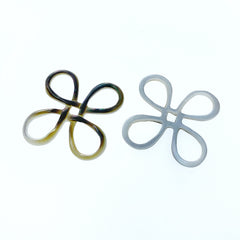 Chinese Knot Connector Beads Black Mother of Pearl BM-0043