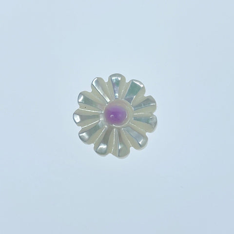 Daisy Flower Mother Of Pearl Beads WM-0103