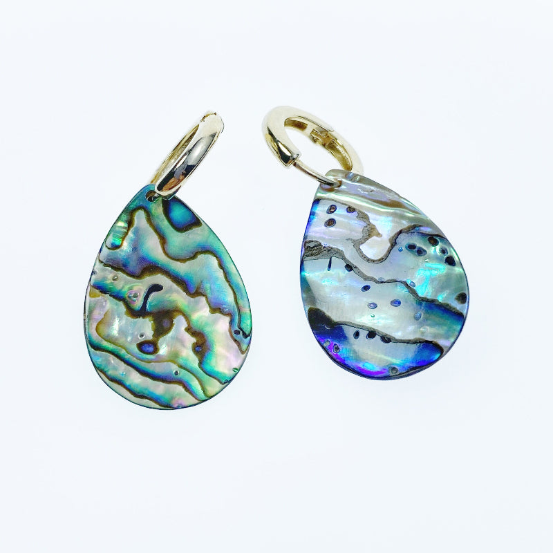 Drop Disc Beads Abalone Shell AB-0009