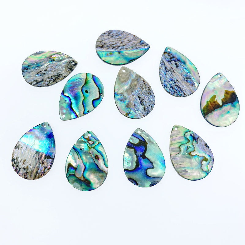 Drop Disc Beads Abalone Shell AB-0009