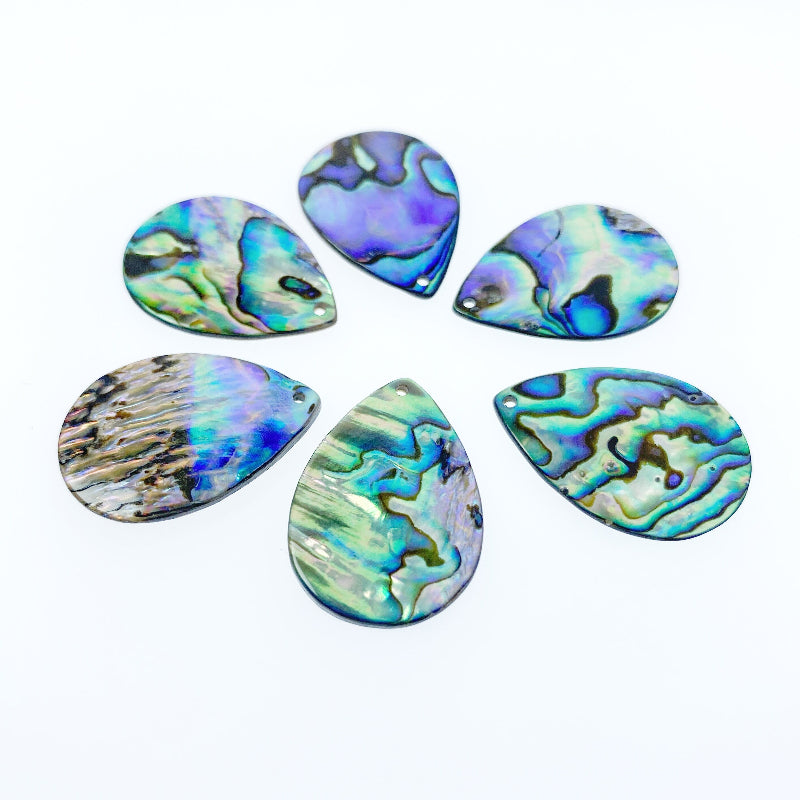 Drop Disc Beads Abalone Shell AB-0009