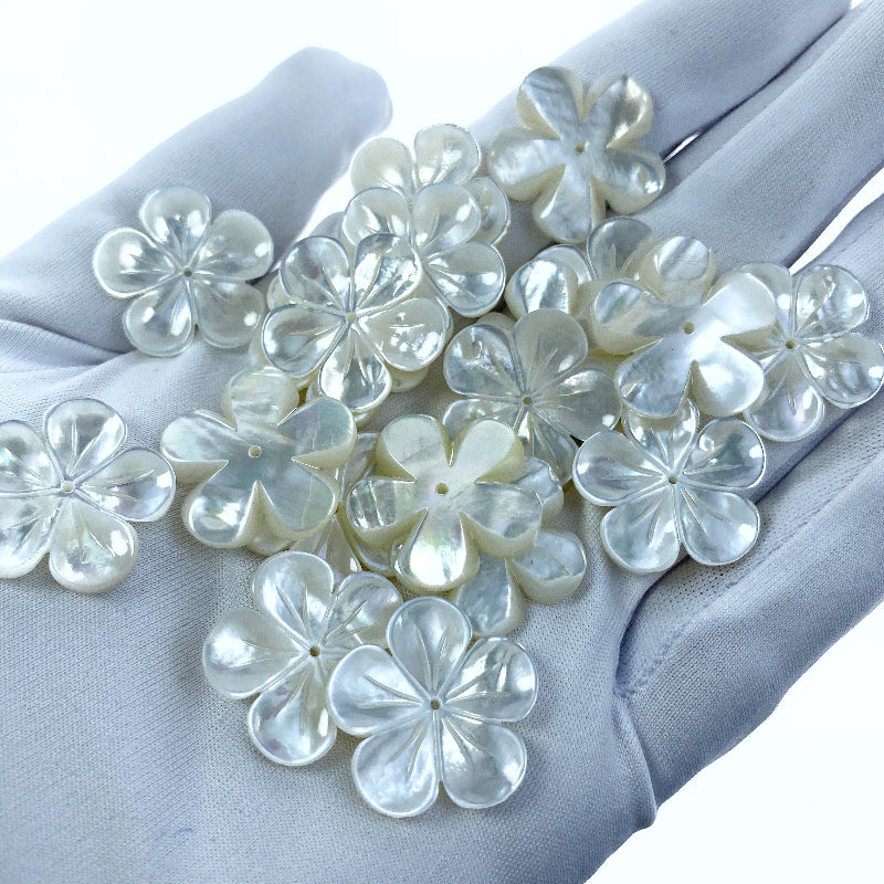 Flower Beads Mother Of Pearl WM-0156