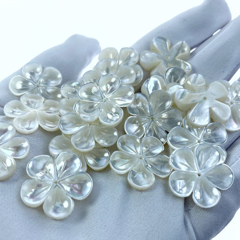 Flower Beads Mother Of Pearl WM-0156