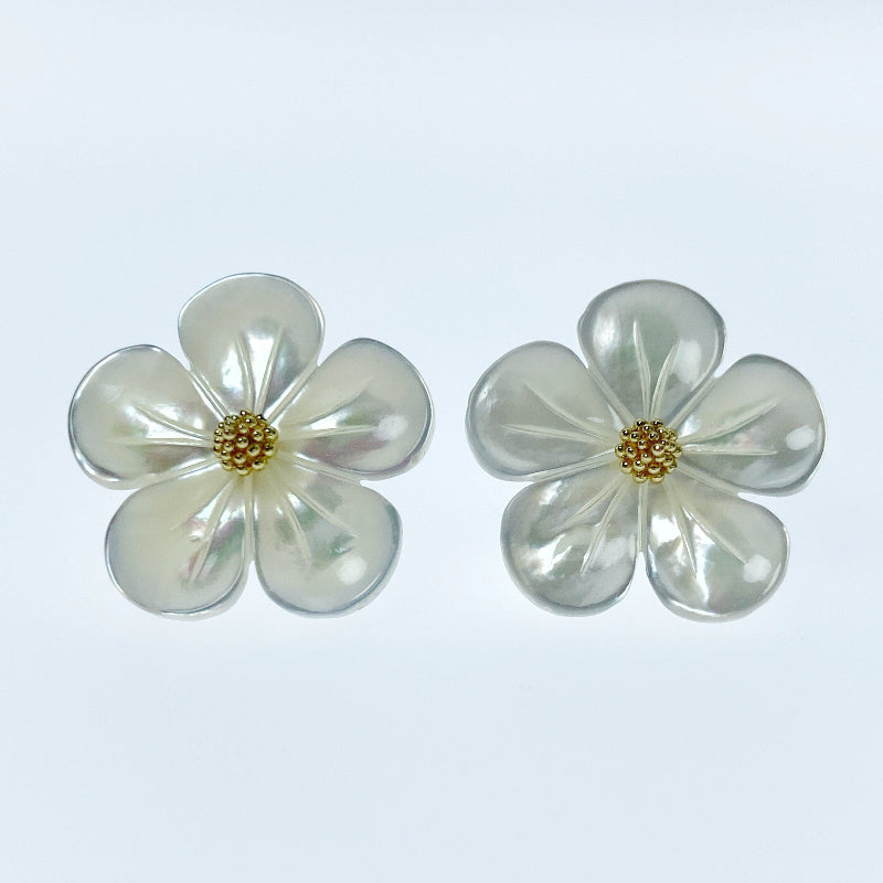 Flower Beads Mother Of Pearl WM-0156