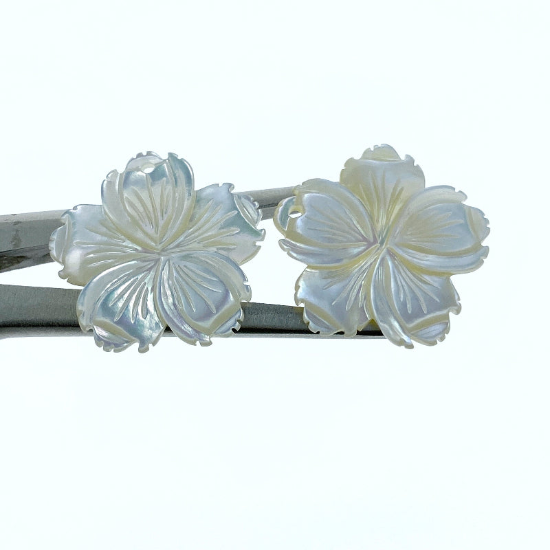 Hawaiian Flower Beads Mother Of Pearl WM-0138