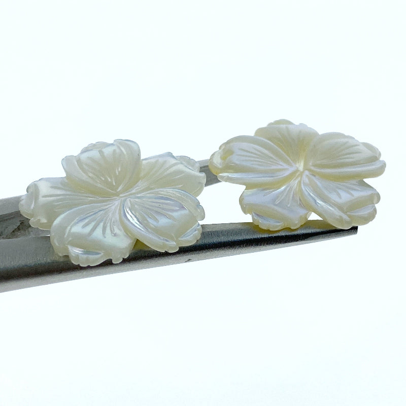 Hawaiian Flower Beads Mother Of Pearl WM-0138