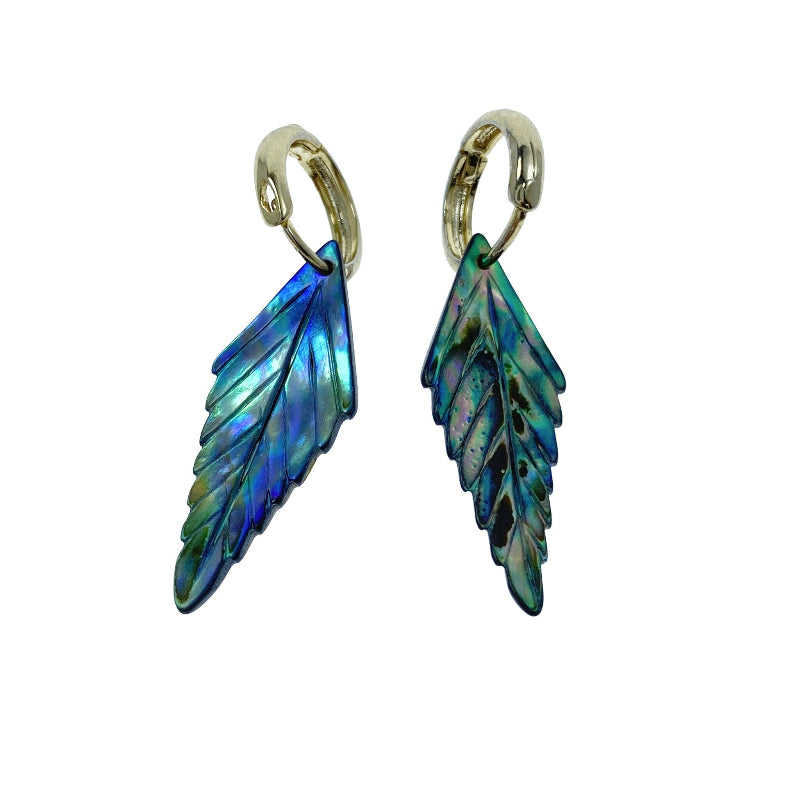 Leaf Beads Abalone Shell AB-0021