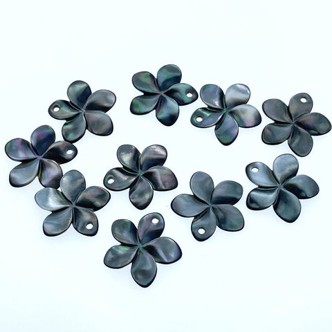 Plumeria Flower Beads Mother Of Pearl BM-0028