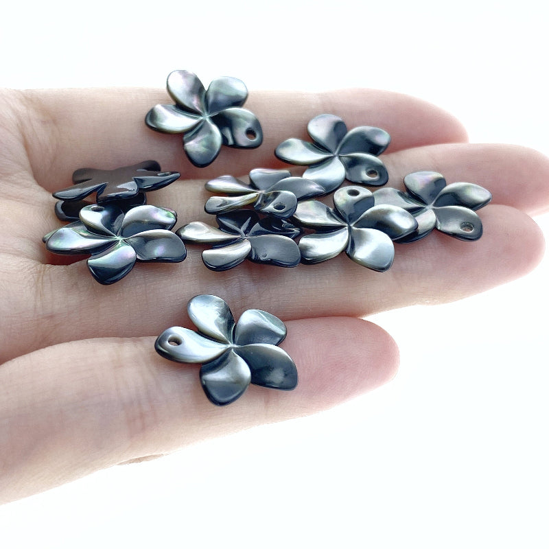 Plumeria Flower Beads Mother Of Pearl BM-0028