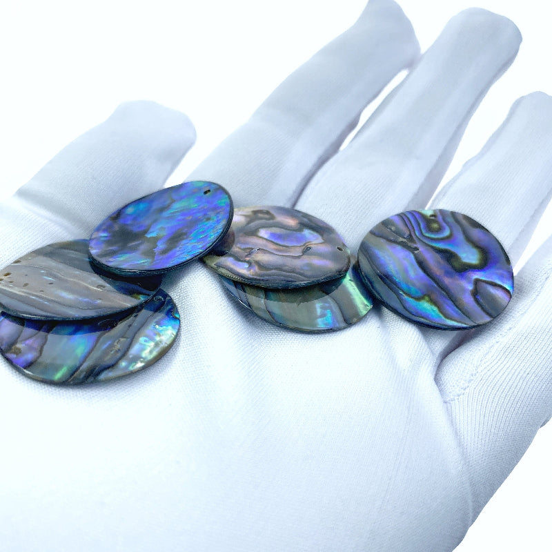 Round Disc Beads Abalone Shell AB-0018