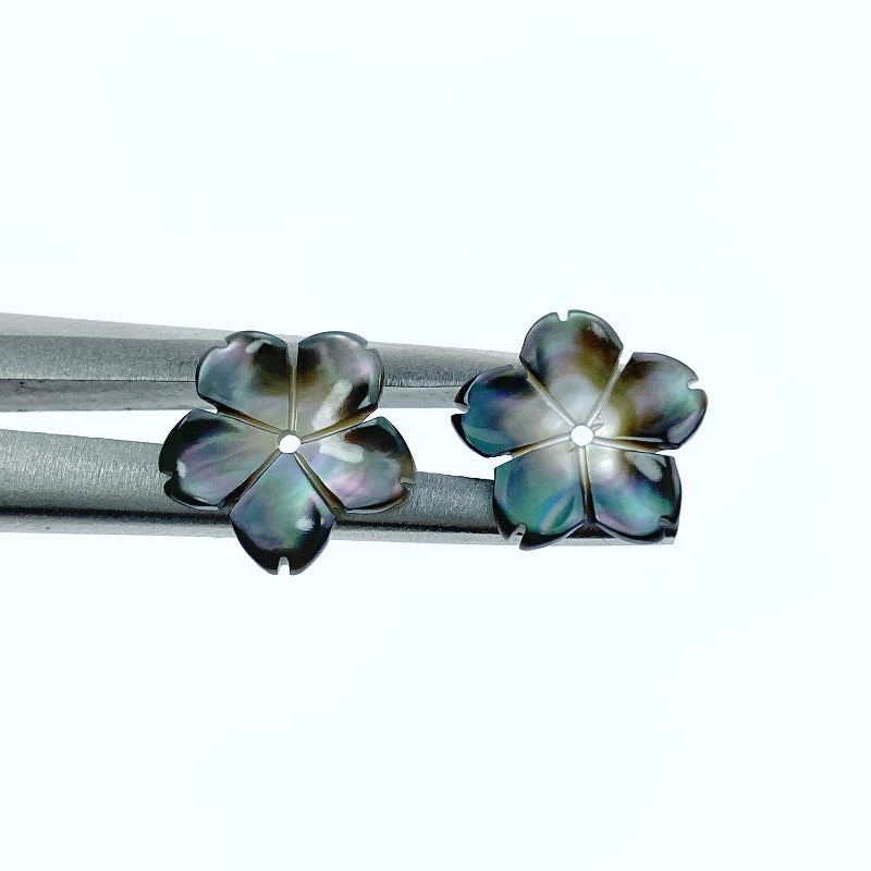 Sakura Flower Black Mother Of Pearl BM-0062
