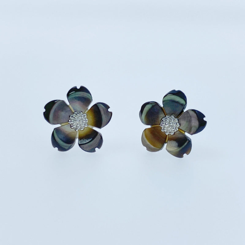 Sakura Flower Black Mother Of Pearl BM-0062